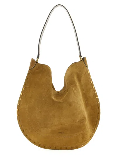 Isabel Marant Women's Oskan Hobo Soft Shoulder Bag In Brown