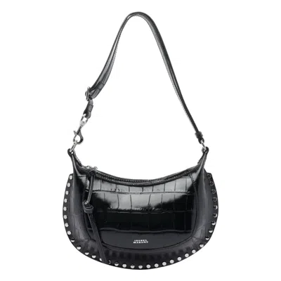 Isabel Marant Women Oskan Moon Crossbody Bag In Black