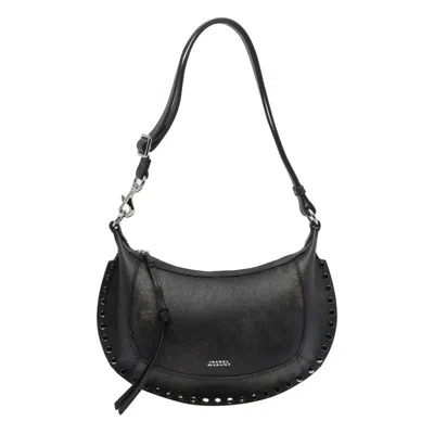 Isabel Marant Women Oskan Moon Crossbody Bag In Black