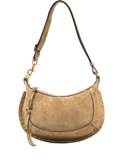 Isabel Marant Women Oskan Moon Leather Shoulder Bag