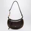 Isabel Marant Oskan Moon Studded Shoulder Bag In Brown