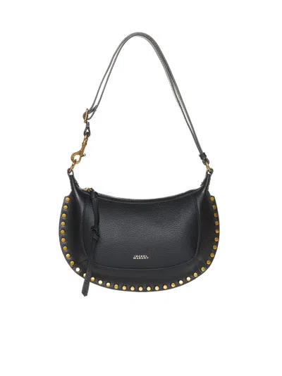 Isabel Marant Women Oskan Moon Shoulder Bag In Soft Leather In Multi