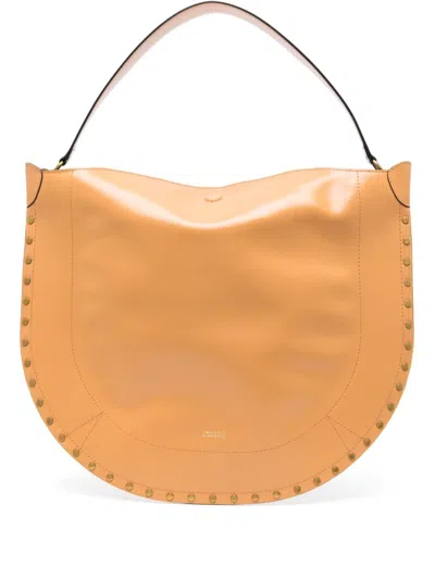 Isabel Marant Women Oskan Soft Leather Hobo Bag In Multicolor