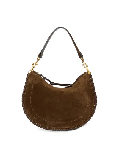 Isabel Marant Women's Oskan Soft Zip Bag In Brown