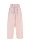 Isabel Marant High Waist Cotton Pant With Elastic Waistband