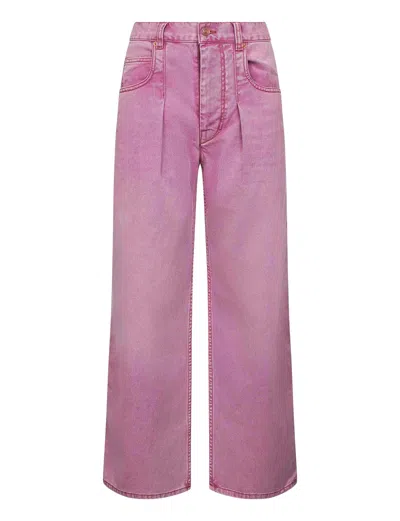 ISABEL MARANT ISABEL MARANT WOMEN PINK DENIM RODAYNAF JEANS