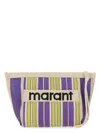 Isabel Marant Powden Gc Clutch In Purple