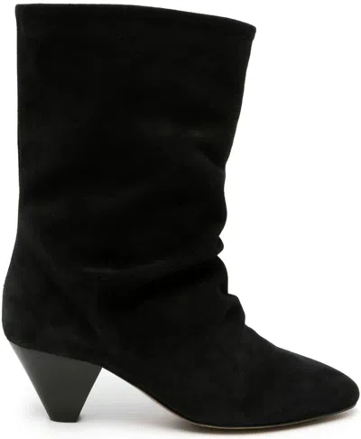 ISABEL MARANT WOMEN'S REACHI SUEDE LEATHER BOOTS