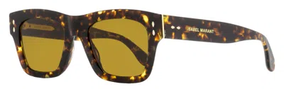 Isabel Marant Women's Rectangular Sunglasses Im0072s 08670 Havana 51mm In Multi