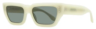 Isabel Marant Women's Rectangular Sunglasses Im0159s Szjir Ivory 54mm In Multi
