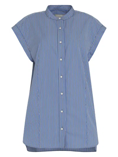 ISABEL MARANT WOMEN'S REGGY STRIPED COTTON SHIRT