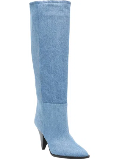 Isabel Marant Women's Ririo 80mm Boots In Blue Denim