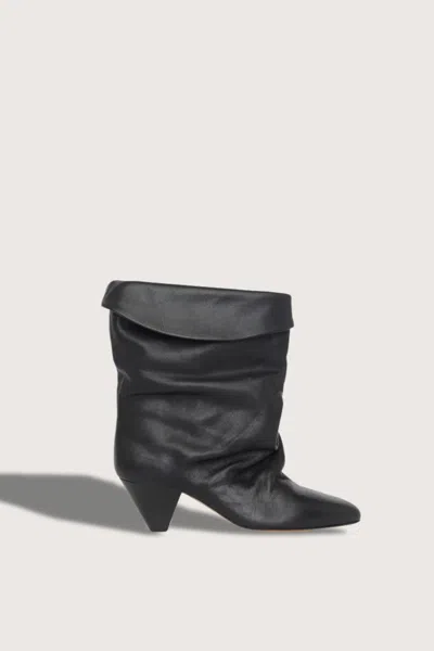 Isabel Marant Women's Ryska Leather Boots In Black