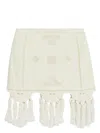 Isabel Marant Sandra Cotton Mini Skirt In White
