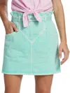 Isabel Marant Women's Sanila Mini Denim Skirt In Aqua