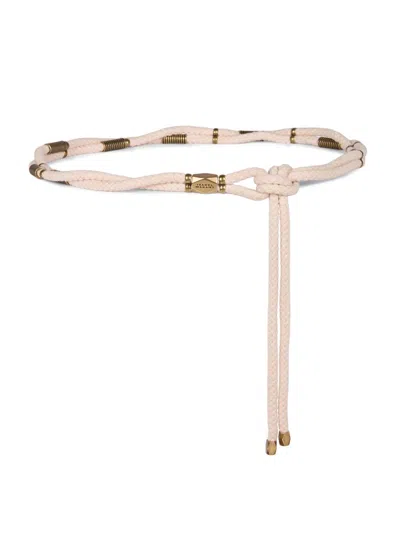 Isabel Marant Women's Sayka Metal-trim Waist Belt In Pattern