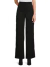 ISABEL MARANT WOMEN'S SCARLY HIGH RISE WOOL FLARED PANTS