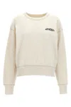Isabel Marant Shad Cotton Crewneck Sweatshirt In Cream