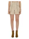 Isabel Marant Jelian Shorts In Neutral
