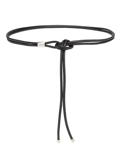 Isabel Marant Women's Silvia Leather Wrap Belt In Pattern