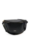 Isabel Marant Skano Grained-leather Shoulder Bag In Multicolor