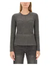 Isabel Marant Zilyae Slim Fit Pullover In Grey