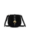 Isabel Marant Women's Small Altay Suede Crossbody Bag In Black