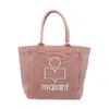 Isabel Marant Women Light Rust Small Yenky Tote Bag In Pink