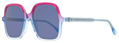 Isabel Marant Women's Square Sunglasses Im0077gs K1gku Red-blue Gradient 56mm In Multi