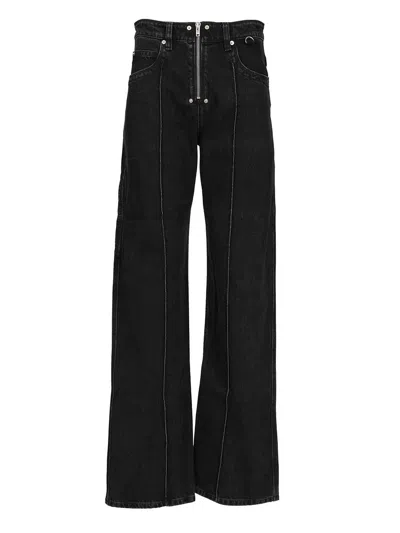Isabel Marant Women "stely" Wide-leg Jeans In Black