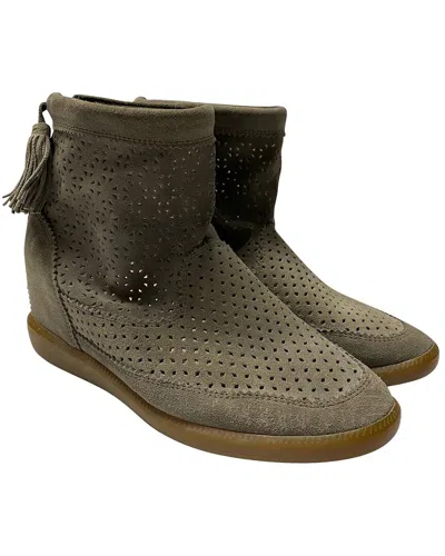 Pre-owned Isabel Marant Women's Suede Basley Tassel Bootie (authentic Pre-loved)