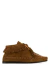Isabel Marant Camel Suede Felsa Lace-up Shoes