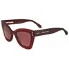 Isabel Marant Women's 51 Mm Red Sunglasses In Brown