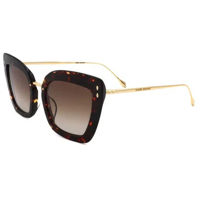 Isabel Marant Minimalist Largeframe Sunglasses In Multi
