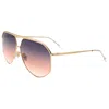 Isabel Marant 62mm Oversize Navigator Sunglasses In Gold