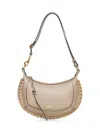 Isabel Marant Women Taupe Oskan Moon Shoulder Bag