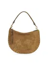 Isabel Marant Women Taupe Oskan Soft Zip Shoulder Bag In Multi
