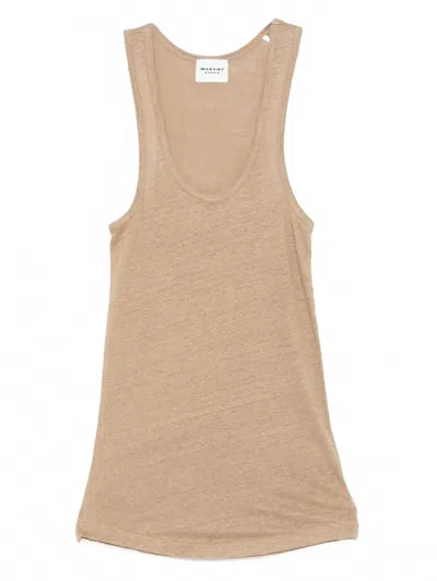 Isabel Marant Women's Thea Tank Top In Beige In Brown