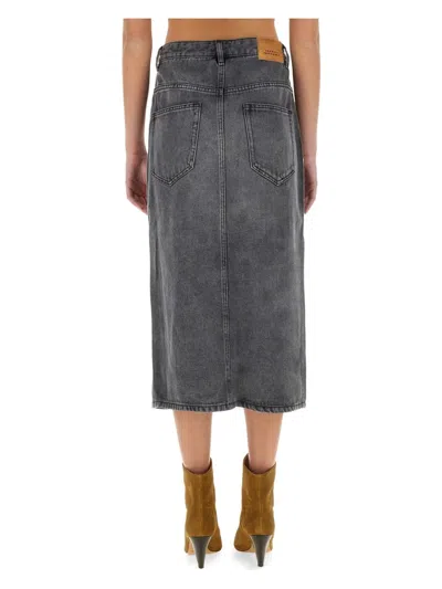 ISABEL MARANT WOMEN'S TILAURIA DENIN MIDI SKIRT