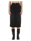 Isabel Marant Tilauria Fine Denim Midi Skirt Clothing
