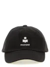 Isabel Marant Black Tomas Textured Cap In Black