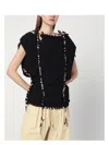 Isabel Marant Zohra Woven Jersey Top
