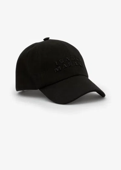 Isabel Marant Women's Tyron Cap Hat In Black/black