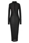 Isabel Marant Vanessa Fitted Midi Dress In Black