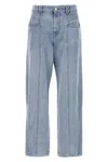 Isabel Marant Jeans 'vetan' Contrast Stitching In Blue