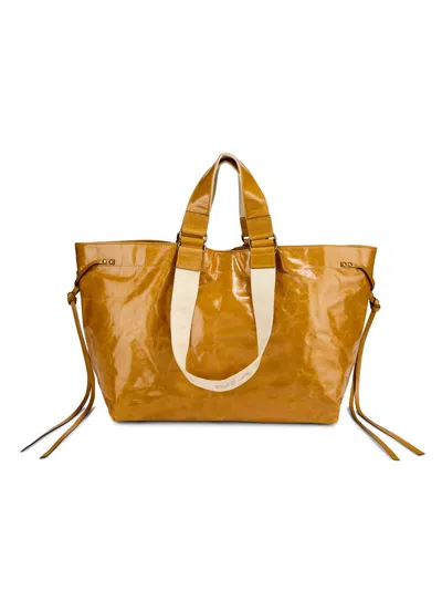 Isabel Marant Women's Wardy Leather Tote In Brown