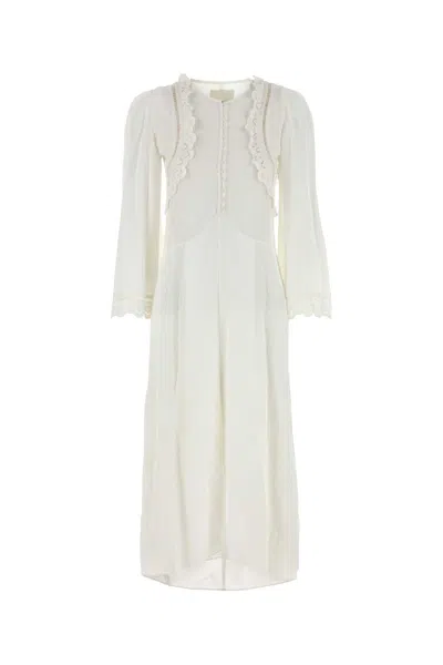 Isabel Marant Women White Crepe Faustina Dress