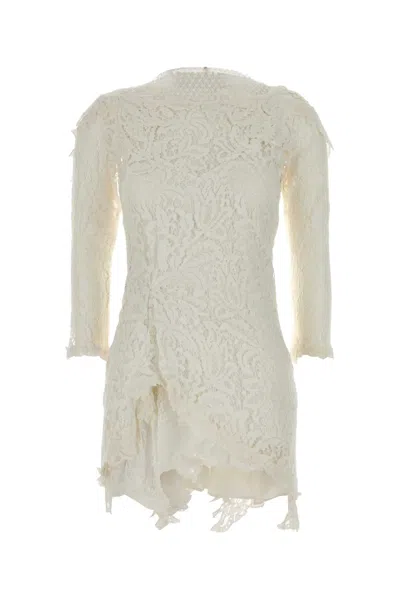 Isabel Marant Women White Lace Rubiana Dress