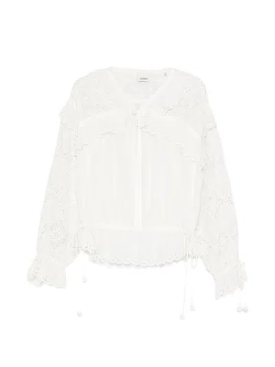 Isabel Marant White Regular Solid Shirt