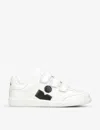 ISABEL MARANT ISABEL MARANT WOMEN'S WHITE/BLK BETH LEATHER LOW-TOP TRAINERS
